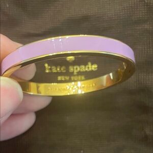 Kate Spade Lilac and Gold Bracelet